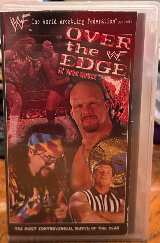 * WWF WWE “Over The Edge 1998” VHS (WWE Home Video)