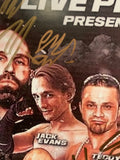 ICW “Sky’s The Limit” 9/22/2018 Signed 11x14 Event Poster (9 Signatures Total)