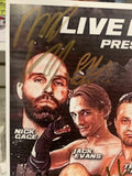 ICW “Sky’s The Limit” 9/22/2018 Signed 11x14 Event Poster (9 Signatures Total)