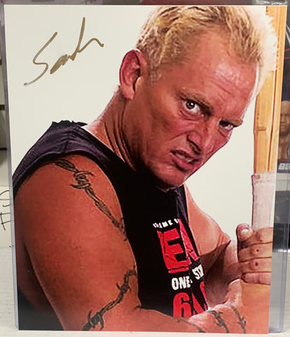 The Sandman ECW Signed 8x10 Color Photo (Comes w/COA)