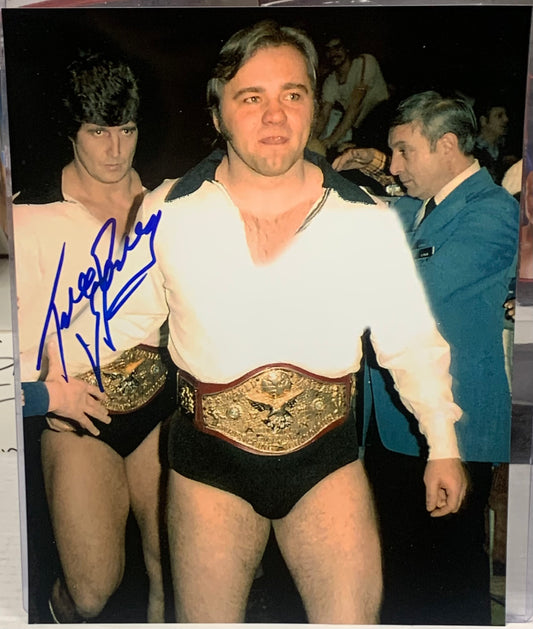 Tony Garea WWF Signed 8x10 Color Photo