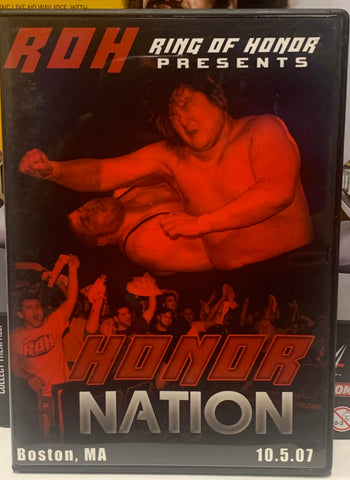 RoH Ring of Honor DVD “Honor Nation” 10/5/07 (Morishima, Steen, Aries, Danielson)!!!