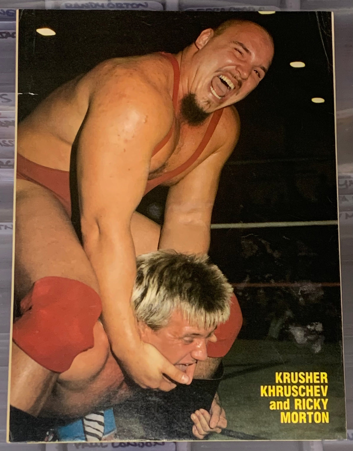 Wrestling All Stars Magazine April 1986 JYD (Poster Ric Flair, Arn & Ole Anderson)