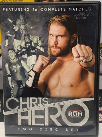 The Best of Chris Hero in ROH DVD (2 Disc Set) (Bryan Danielson, Super Dragon, Samoa Joe & So Much More, 16 Complete Matches)!!!