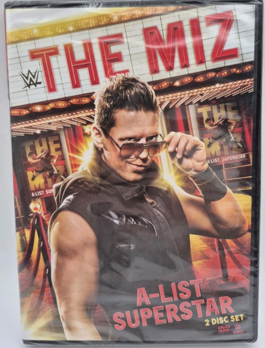 * WWE “The Miz, A-List Superstar” DVD (Sealed, 2-Disc set)