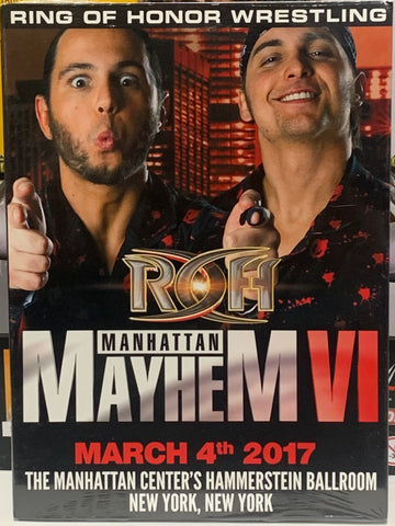 ROH Ring of Honor DVD “Manhattan Mayhem 6” NYC (Young Bucks, Adam Cole, Jay White, Hardy Boyz and so much more)!!!