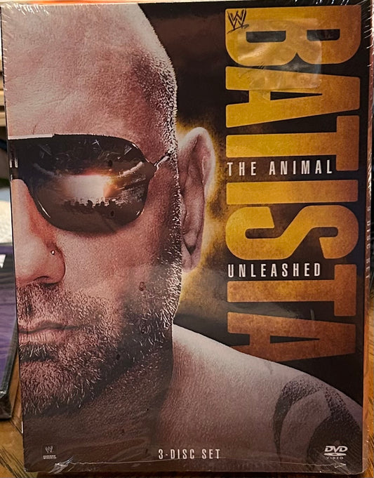 * WWE “Batista, The Animal Unleashed” DVD (Sealed, 3-Disc set)