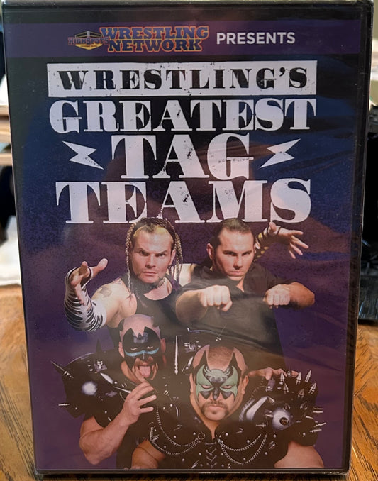 * “Wrestling’s Greatest Tag Teams” DVD (Sealed) Road Warriors, Hardy Boyz & so much more