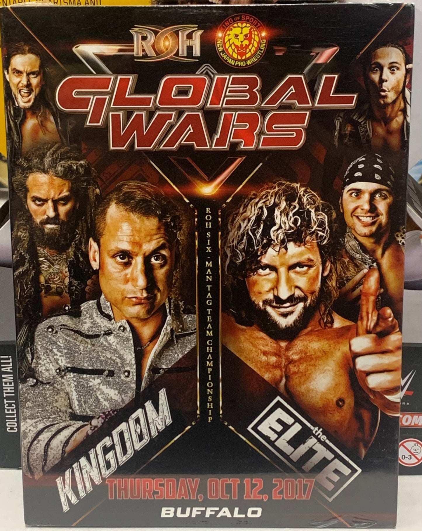 ROH Ring of Honor Sealed DVD “Global Wars 10/12/2017” (Kenny Omega, The Young Bucks, The Kingdom) Sealed