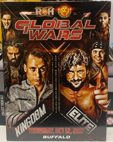 ROH Ring of Honor Sealed DVD “Global Wars 10/12/2017” (Kenny Omega, The Young Bucks, The Kingdom, Will Ospreay & so much more)!!!