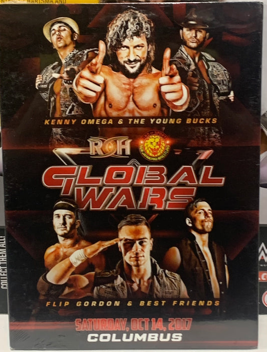 ROH Ring of Honor DVD “Global Wars 10/14/2017” Columbus (Cody Rhodes, Kushida) Sealed