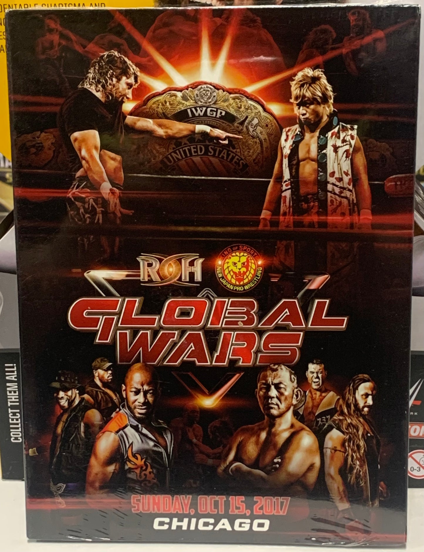 ROH Ring of Honor DVD “Global Wars 10/15/2017” Chicago (Bullet Club, Cody Rhodes) Sealed