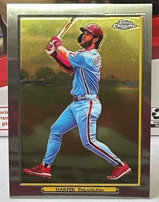 Bryce Harper 2020 Topps Chrome Topps Turkey Red Insert Card