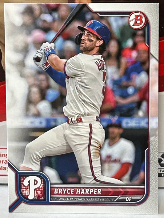 Bryce Harper 2022 Topps Bowman Baseball Card