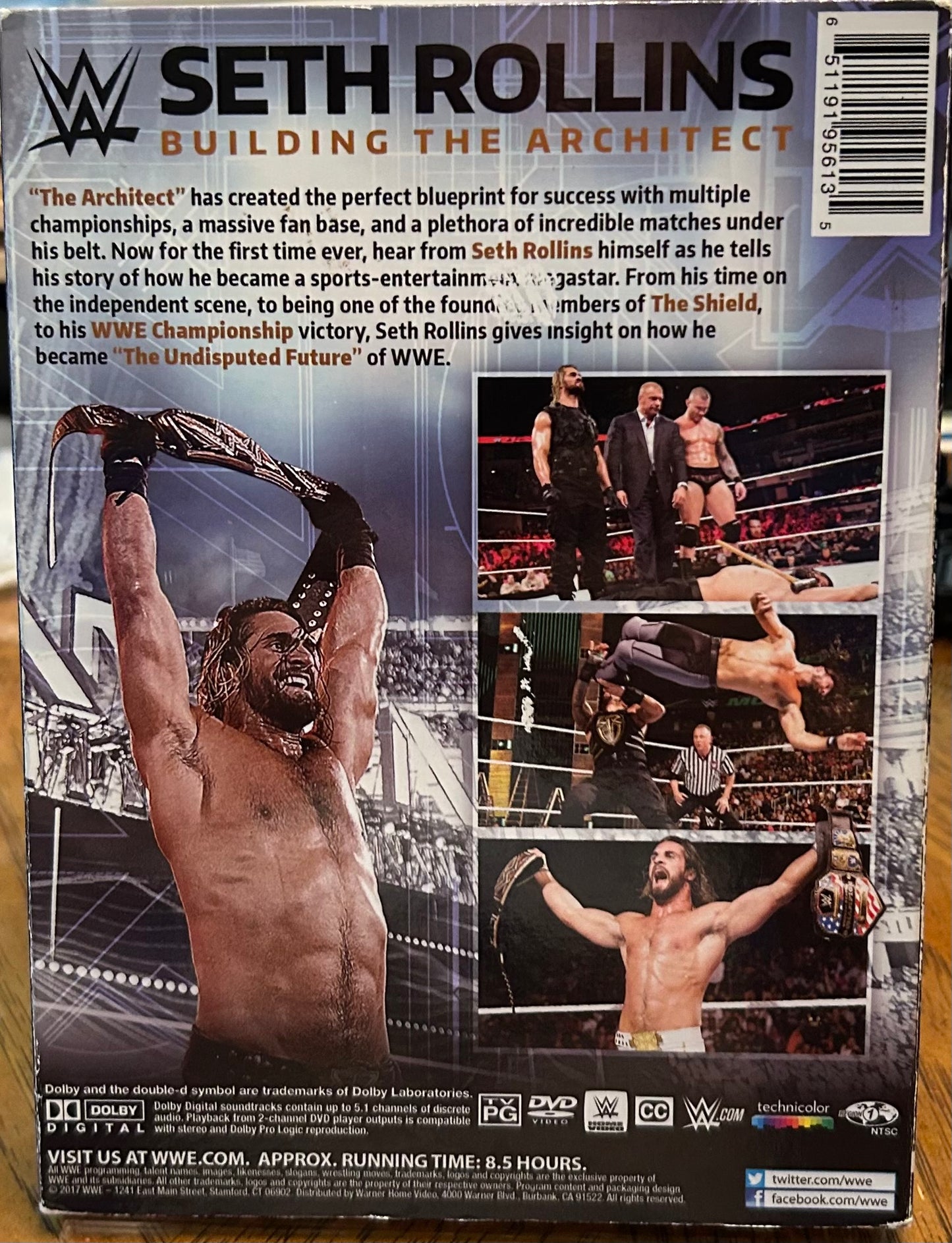 * WWE “Seth Rollins, Building The Architect” DVD (3-Disc set)