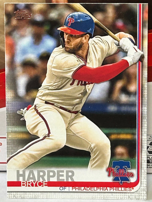 Bryce Harper 2019 Topps Baseball Card NATIONALS