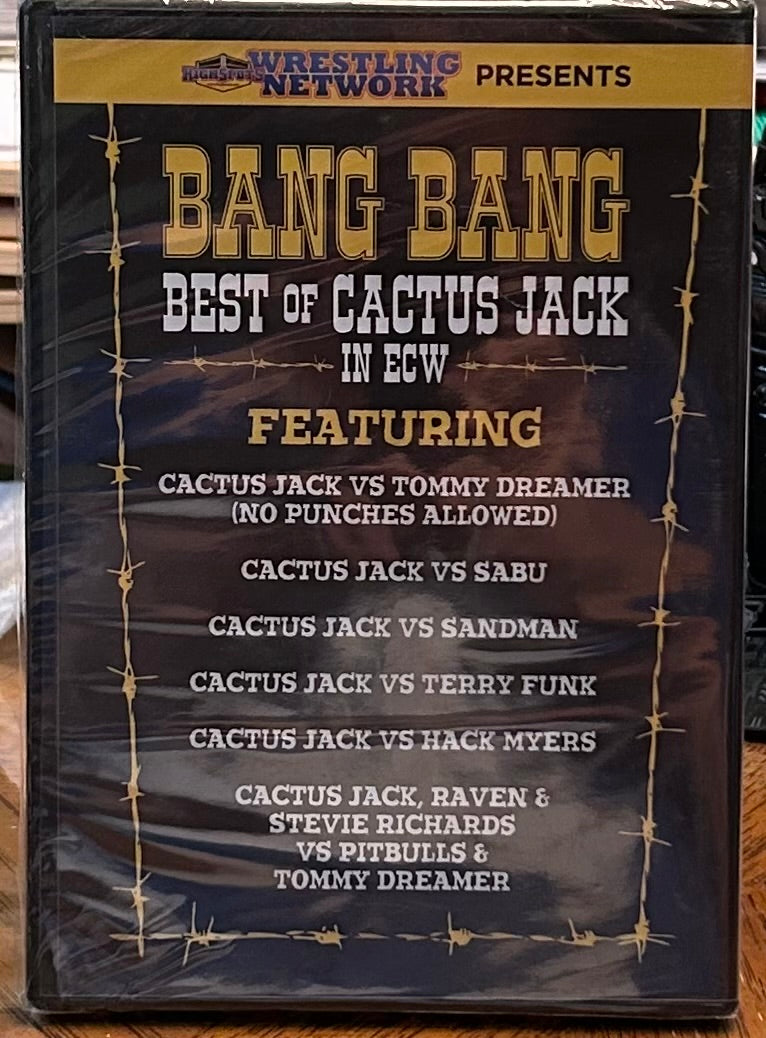 * Bang Bang, Best of Cactus Jack in ECW” DVD (Sealed)