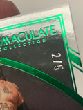 Umaga 2022 WWE Immaculate Collection “GREEN” Parallel Card #2/5 SUPER RARE!!!!