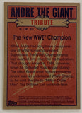 Andre The Giant 2012 WWE Topps Heritage Tribute Insert Card