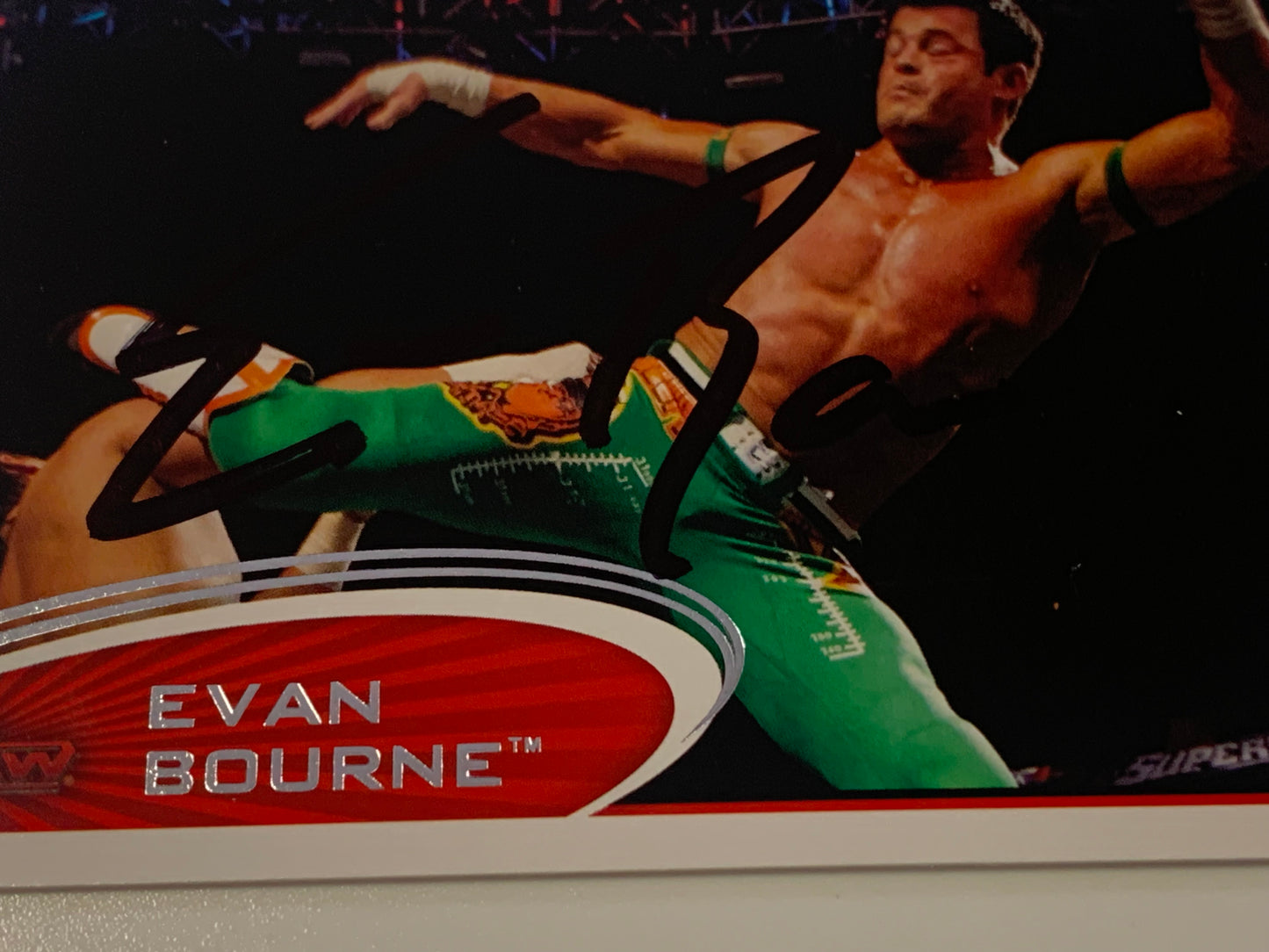 Evan Bourne SIGNED 2012 WWE Topps Card (Comes w/COA)!!!