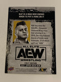 MJF 2021 AEW UD Upper Deck GOLD Magazine Card!!!