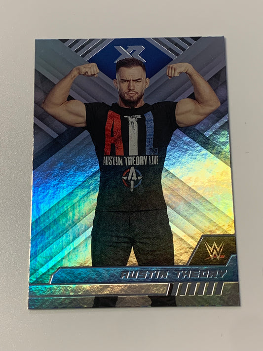 Austin Theory 2023 WWE Panini Chronicles XR Card