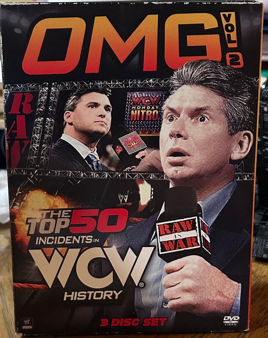 * WWE “OMG Vol. 2,The Top 50 Incidents in WCW” DVD (3-Disc set)