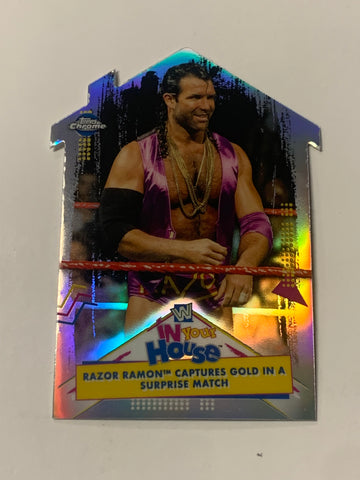 Razor Ramon 2021 WWE Topps Chrome “In Your House” Insert Card