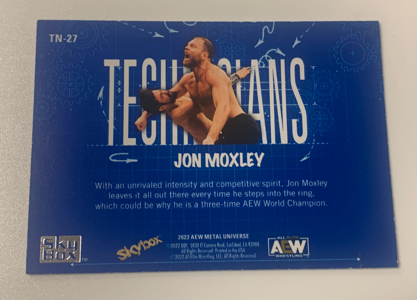Jon Moxley 2022 AEW Skybox Metal “Technicians” Insert Card