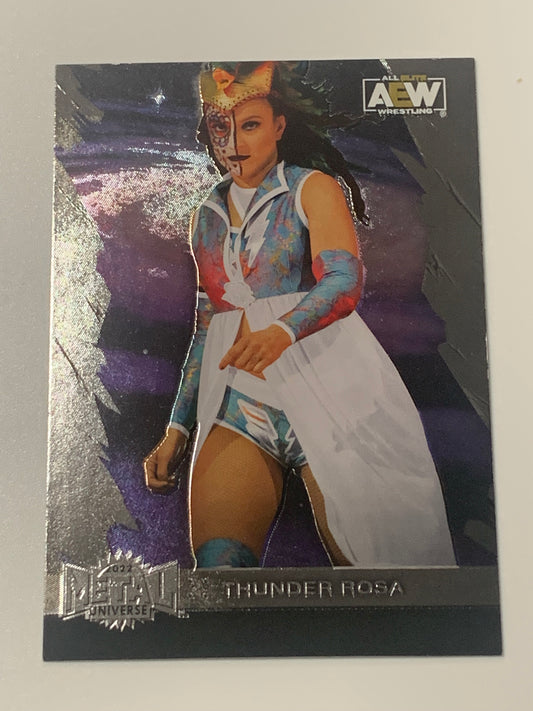 Thunder Rosa 2022 AEW Skybox Metal Card