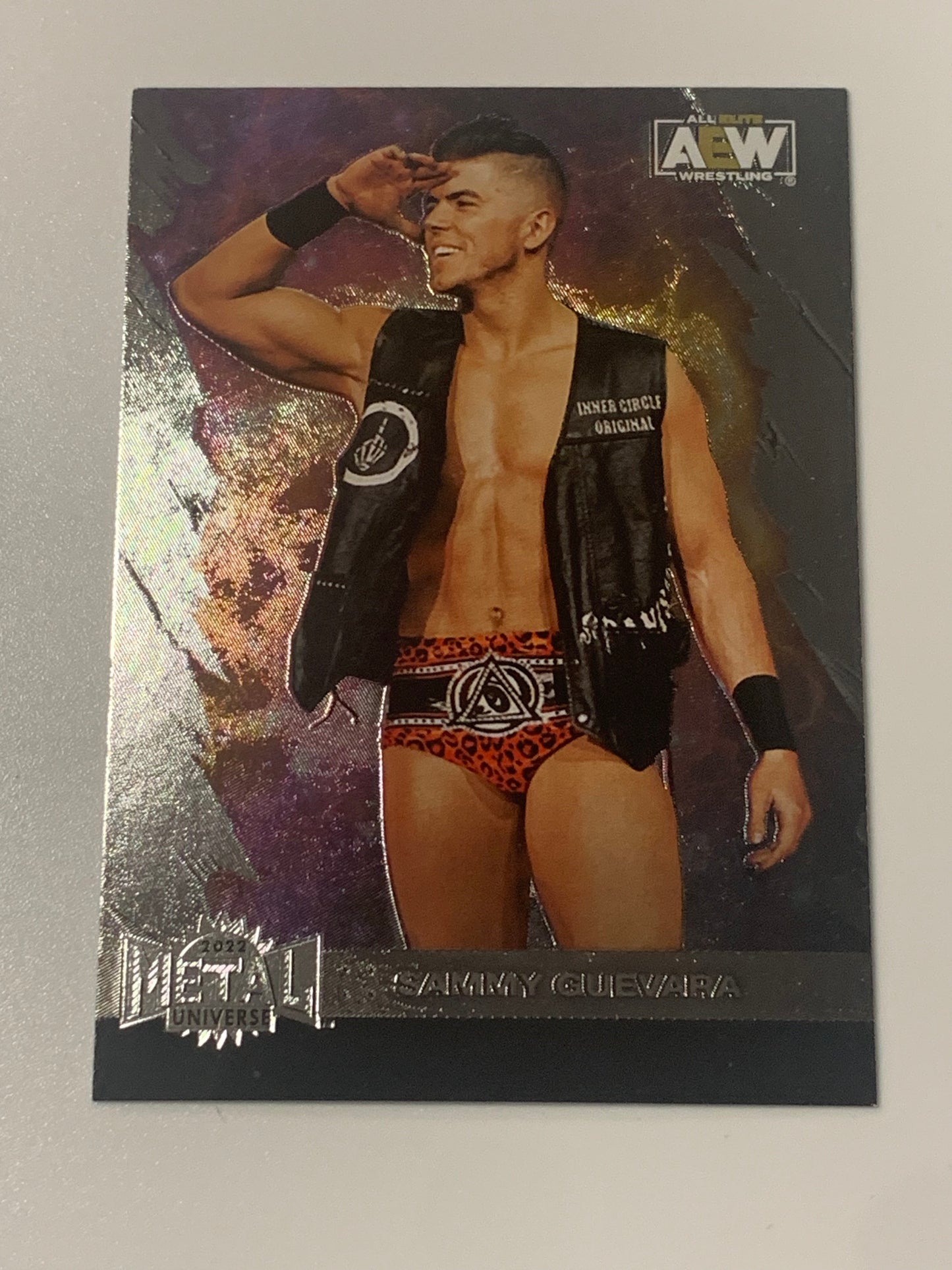 Sammy Guevara 2022 AEW Skybox Metal Card