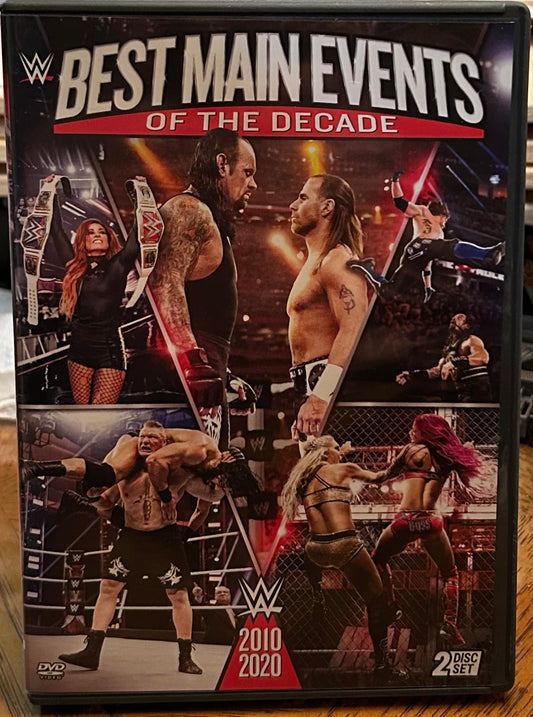 * WWE “Best Main Events of the Decade” DVD (2-Disc set)
