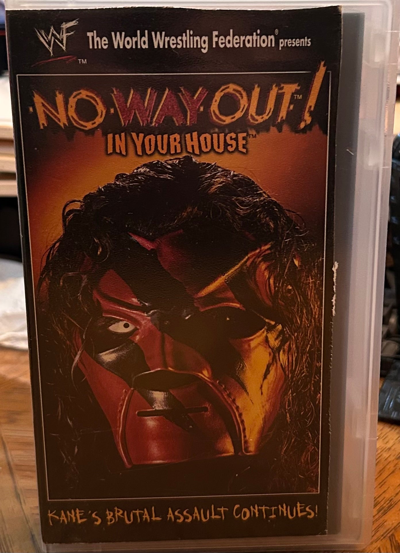 WWF WWE “In Your House, No Way Out 1998” VHS (Kane’s Brutal Assault Continues)