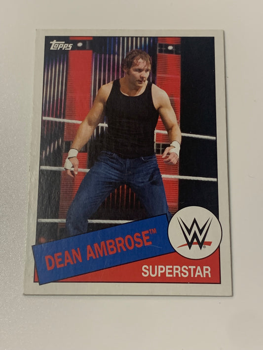 Dean Ambrose 2015 WWE Topps Heritage Card