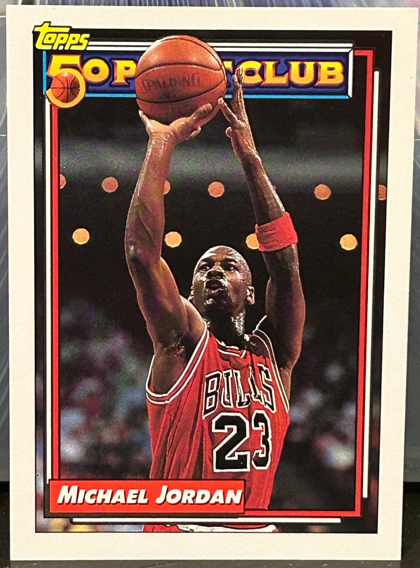 + Michael Jordan 1992-93 Topps “50 Point Club” Card CHICAGO BULLS
