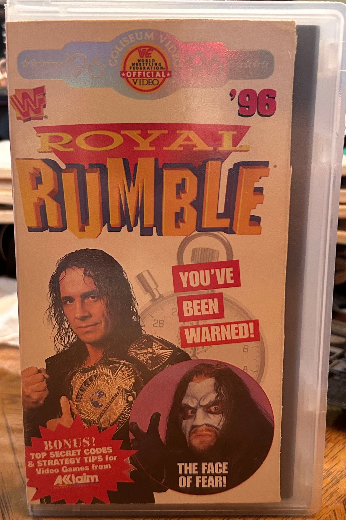 * WWF WWE “Royal Rumble 1996” VHS (Coliseum Home Video)