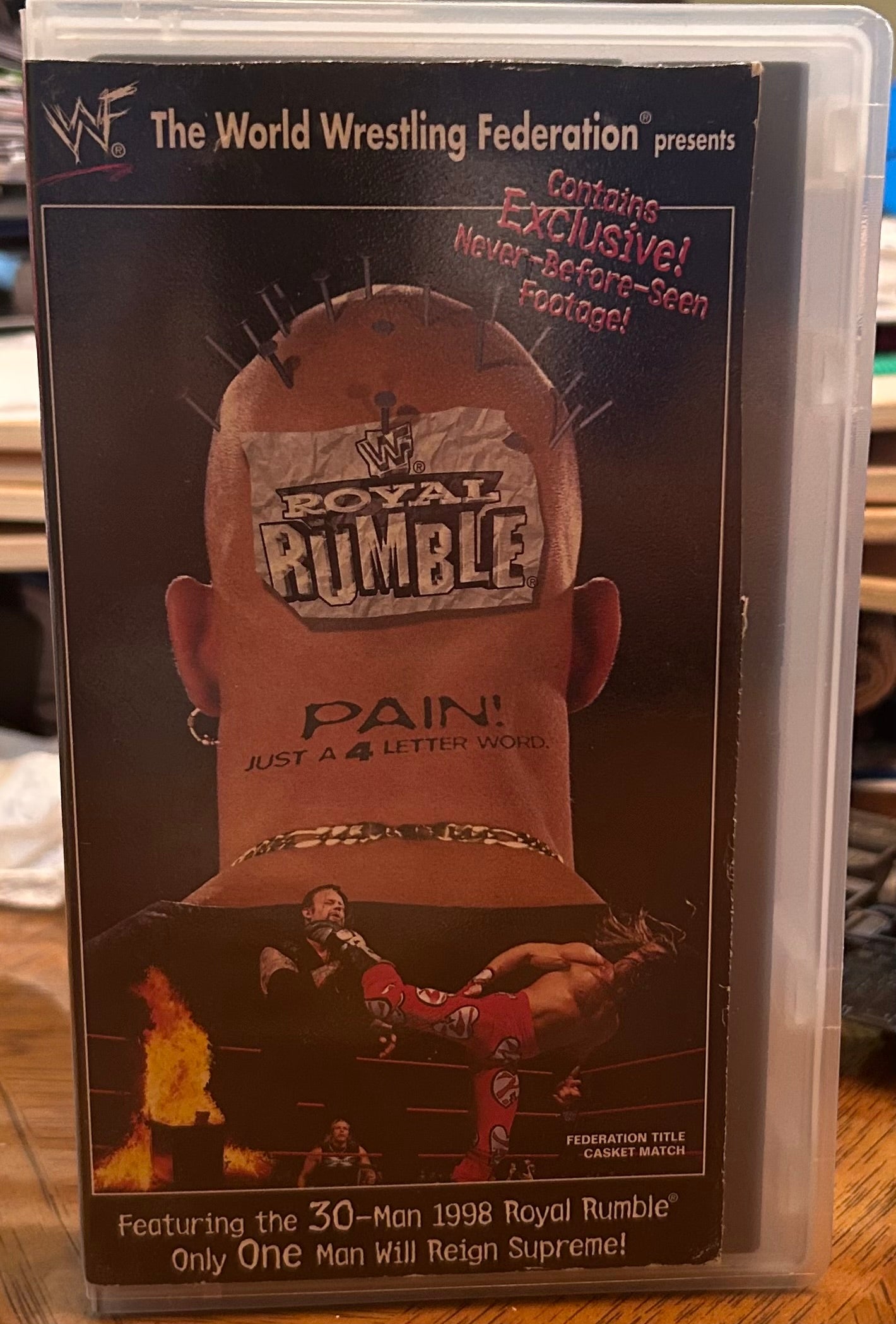 * WWF WWE “Royal Rumble 1998” VHS (Coliseum Home Video)