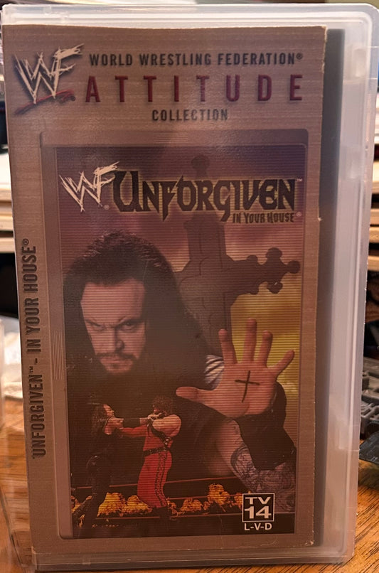 * WWF WWE “In Your House, Unforgiven” VHS (WWE Home Video)