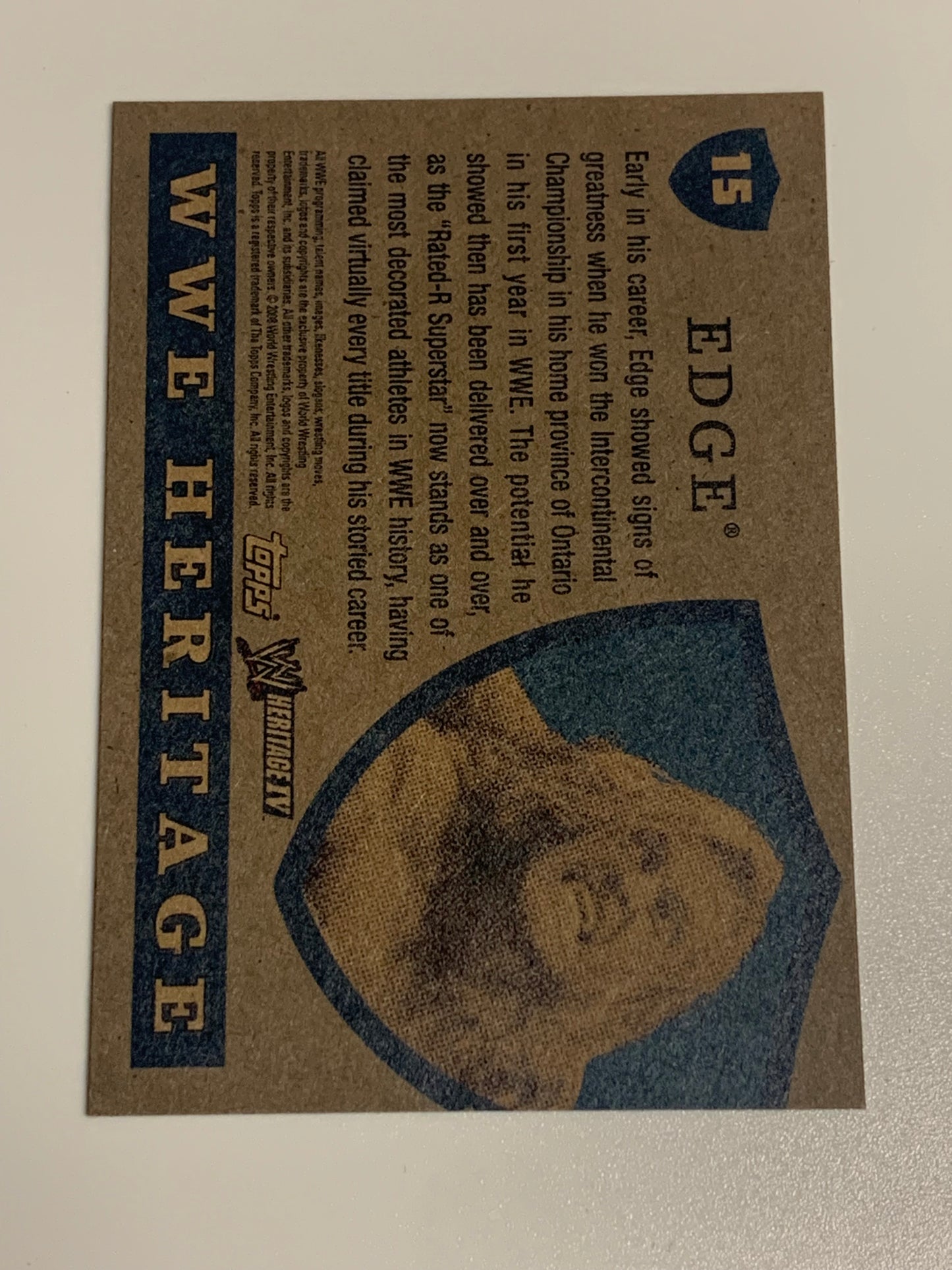 Edge 2008 WWE Topps Heritage