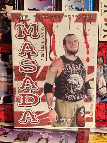 Masada Shoot Interview DVD (2 Disc Set) WWE TNA ROH Dragons Gate CZW