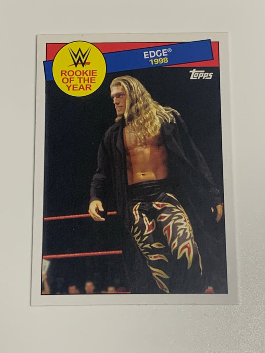 Edge 2015 WWE Topps Heritage “Rookie of The Year” Insert
