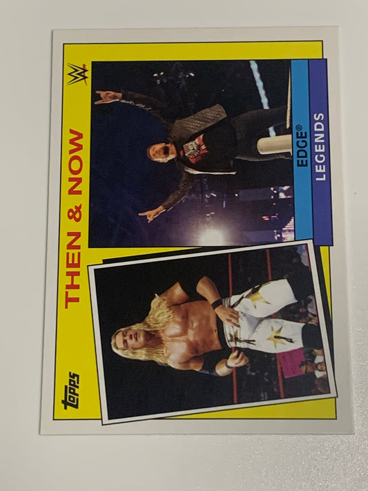 Edge 2015 WWE Topps Heritage “Then & Now” Insert