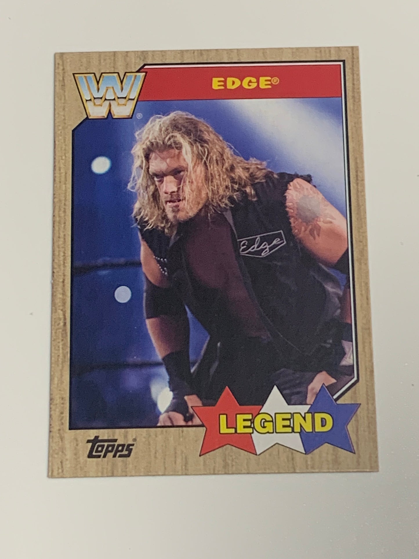 Edge 2017 WWE Topps Heritage “Legend” Card