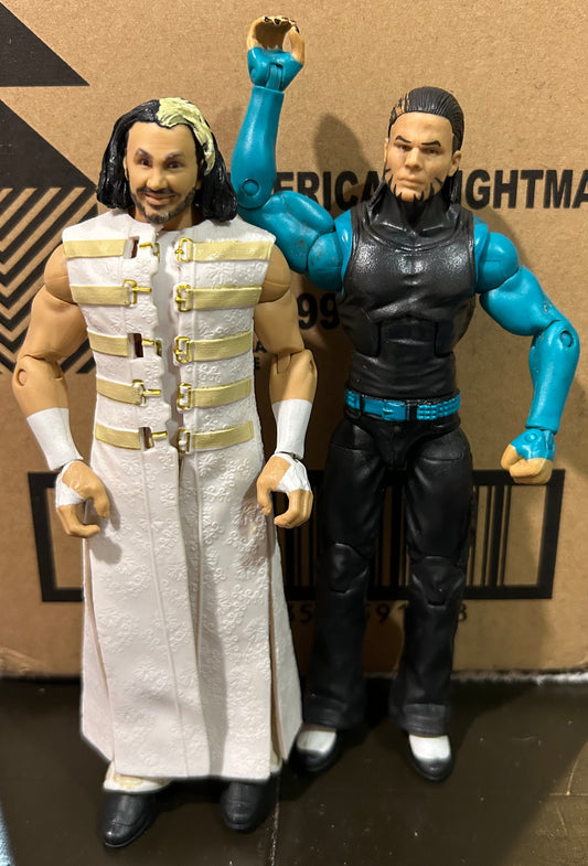 + Hardy Boyz (Matt & Jeff) WWE Mattel Elite Action Figures