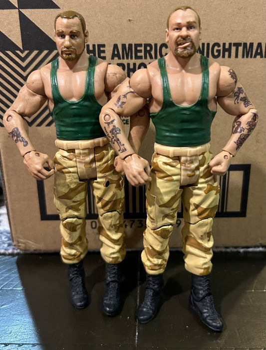 +  The Bushwackers WWE Mattel Action Figures