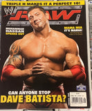 WWE RAW Magazine Feb. 2005 Batista (RED HOT Double Sided Poster of Maria Inside)!!!