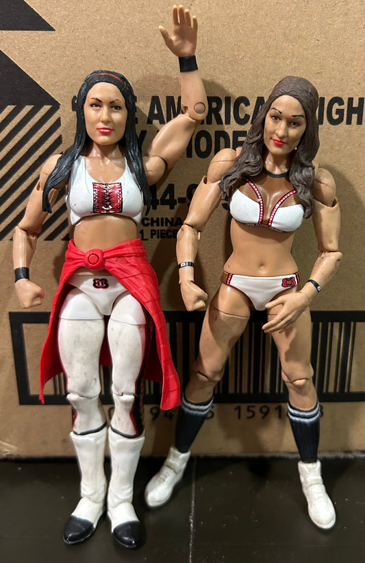 +  The Bella Twins WWE Mattel Action Figures
