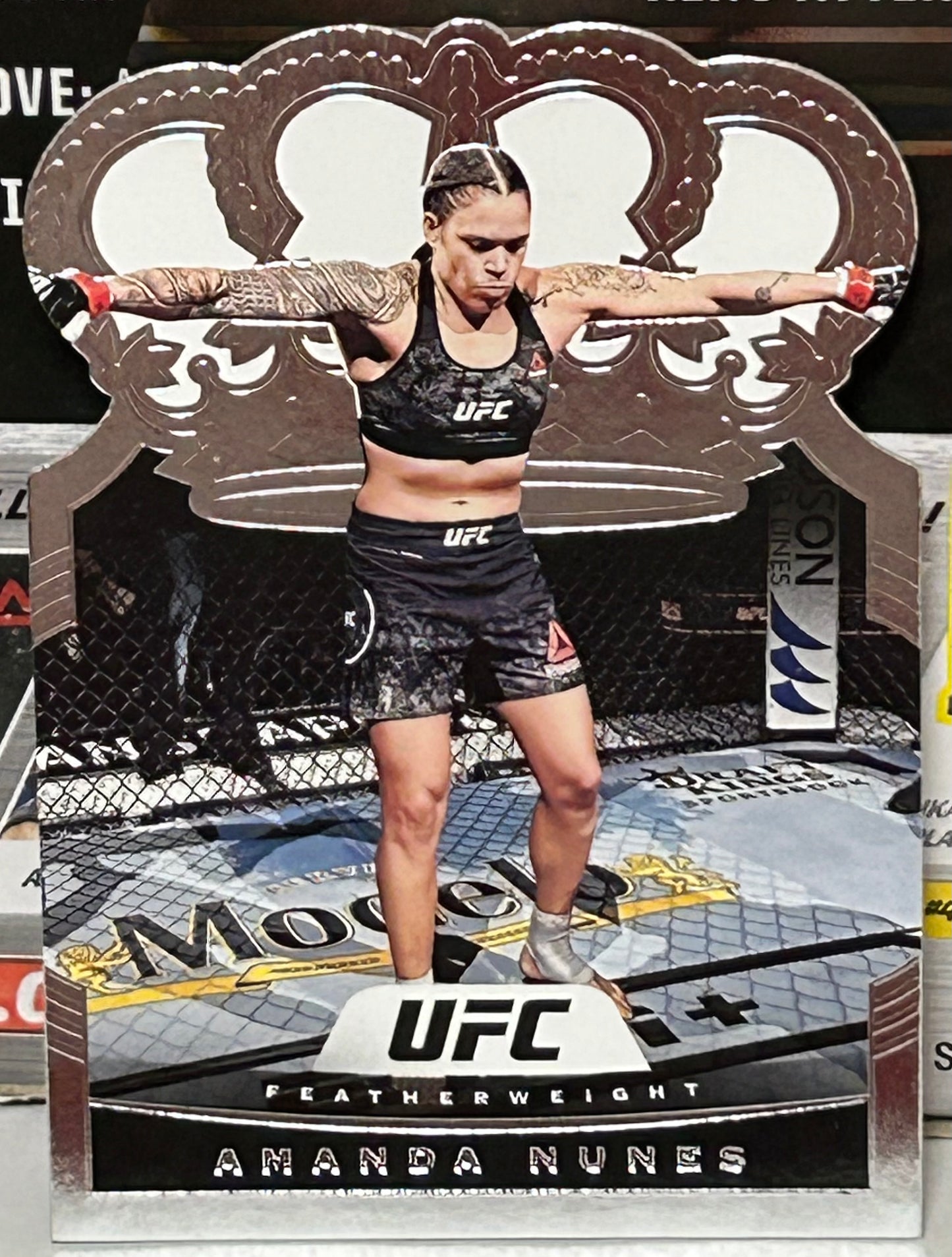 Amanda Nunes 2021 UFC Panini Chronicles Crown Royale Card