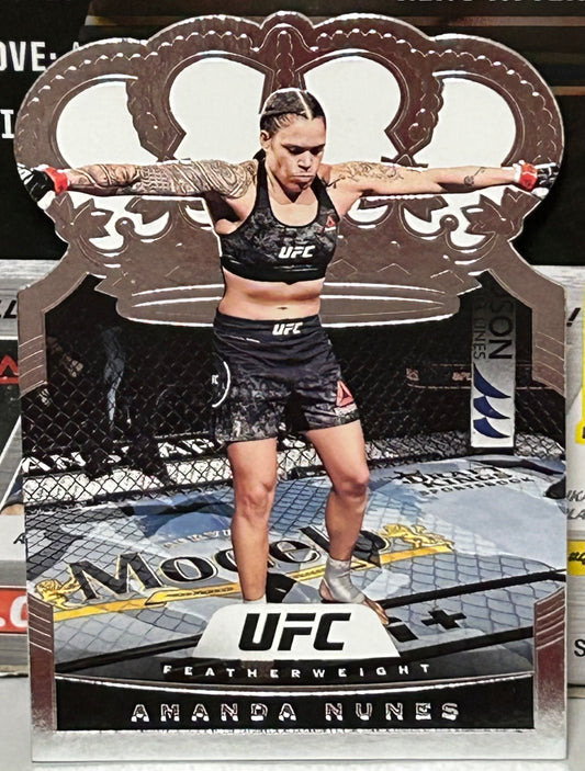 Amanda Nunes 2021 UFC Panini Chronicles Crown Royale Card