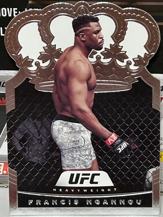 Francis Ngannou 2021 UFC Panini Chronicles Crown Royale Card